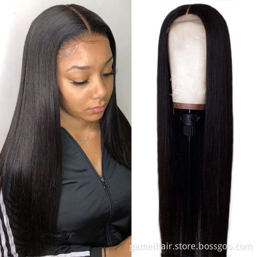 Peruvian Lace Front Wigs Natural Curly Full Lace Human Hair Wig For Black Women Glueless Cuticle Aligned Lace Frontal Wigs